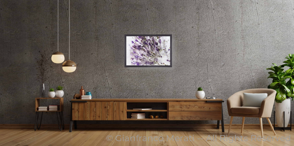 Fresh Beauty 001 (45 Cm X 30 Cm) 45 30.00 / Black Thin Frame - Glass: Anti-Reflect