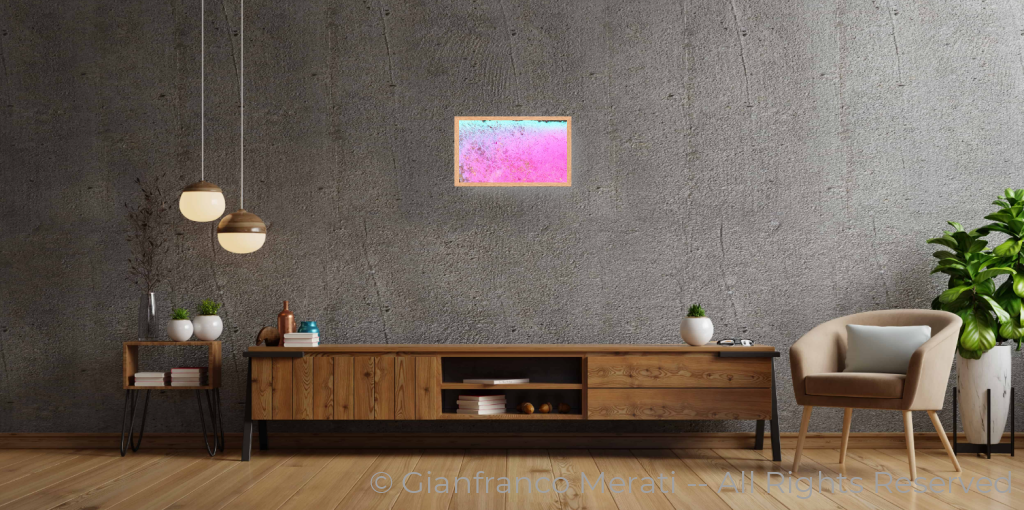 Pmax (32 X 18.37 Cm) 32 Cm / Oak Thin Frame - Glass: Anti-Reflect