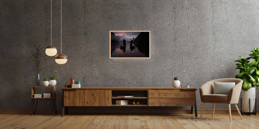 The Fishermen Sessions 028 (45 X 30.03 Cm) 45 Cm / Oak Thin Frame - Glass: None