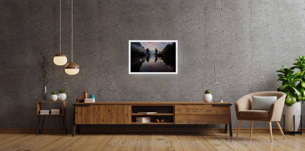 The Fishermen Sessions 030 (45 X 30.03 Cm) 45 Cm / White Thin Frame - Glass: Anti-Reflect