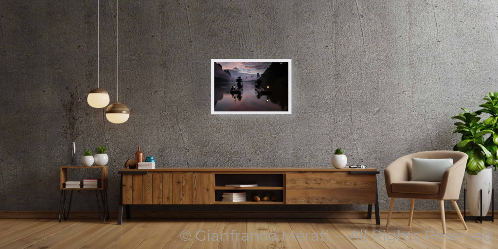 The Fishermen Sessions 031 (45 X 30.03 Cm) 45 Cm / White Thin Frame - Glass: Anti-Reflect